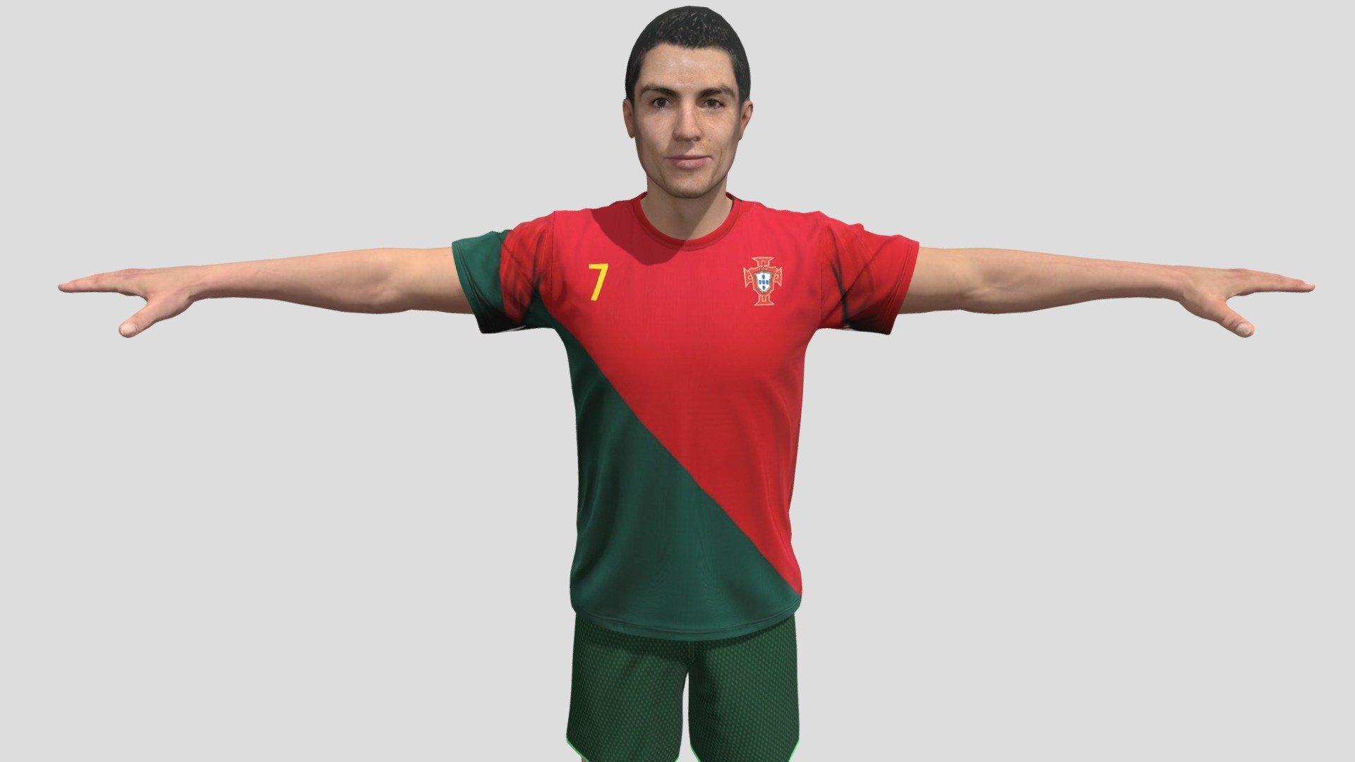 Cristiano Ronaldo 3d model