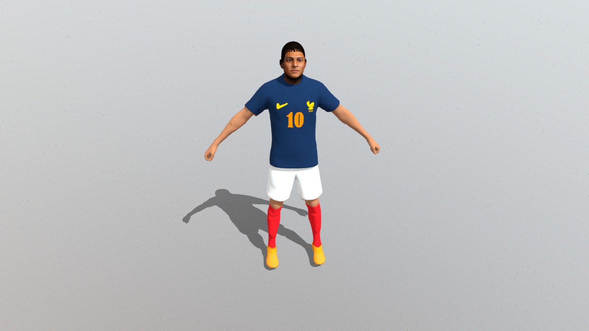 kylian Mbappe 3d