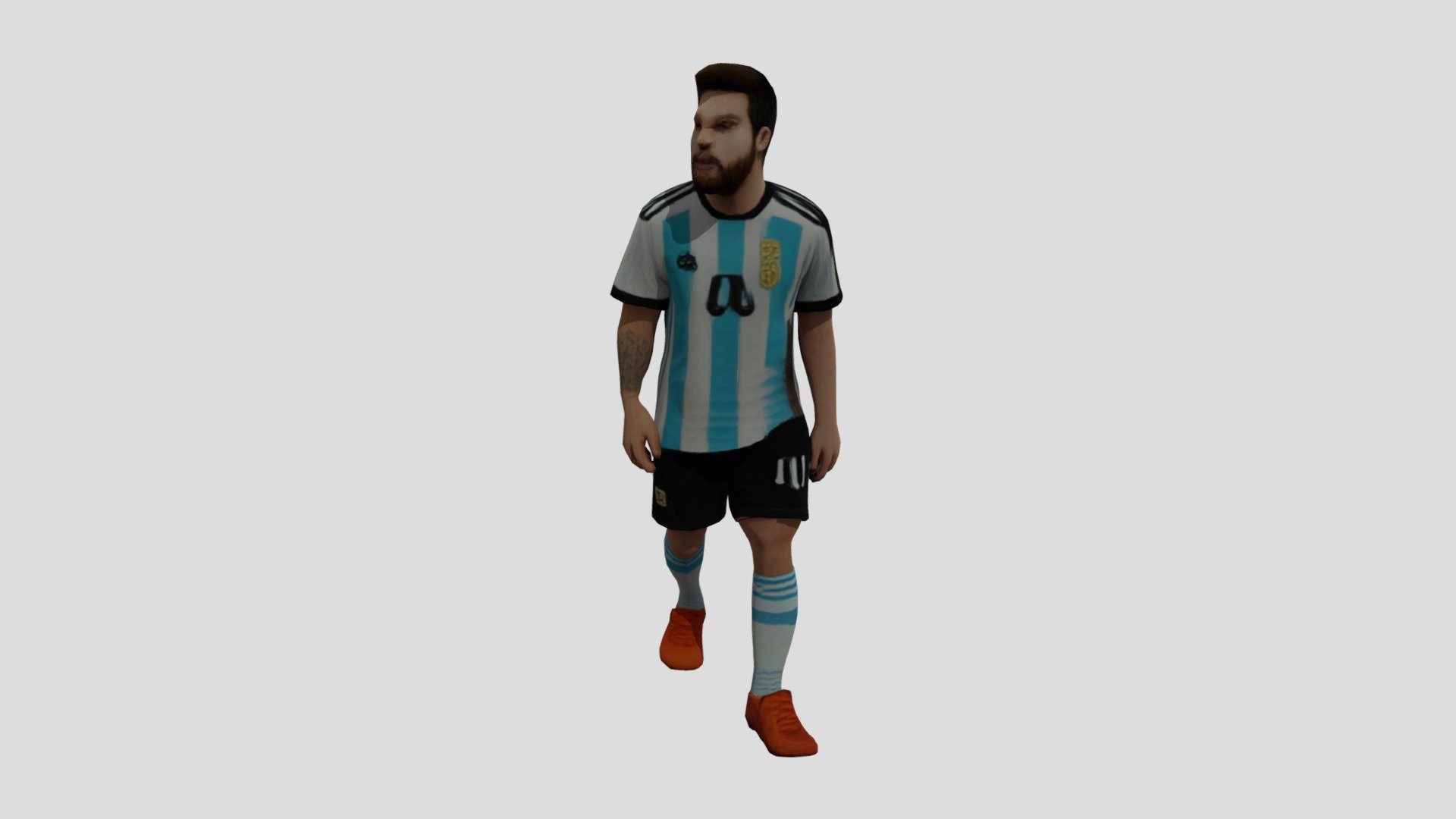 Lionel Messi 3D model
